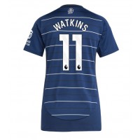 Camisa de Futebol Aston Villa Ollie Watkins #11 Equipamento Alternativo Mulheres 2024-25 Manga Curta